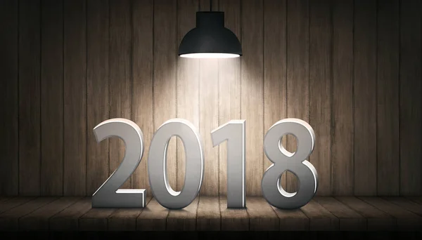 2018 년 행복 한 신년 — 스톡 사진