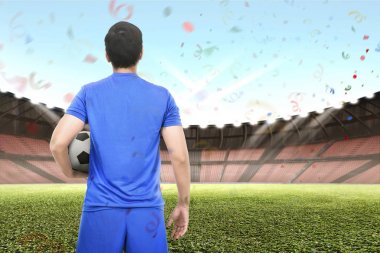 Profesyonel Asya Futbol oyuncu topu Stadı'nda