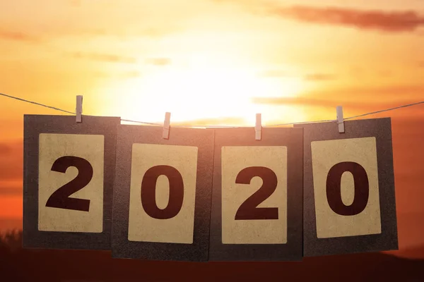 Feliz ano novo 2020 — Fotografia de Stock