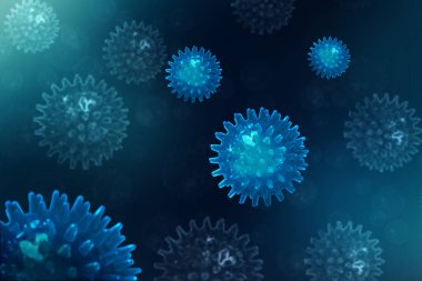 Coronavirüs insan vücuduna yayılıyor. Grip hastalığını önle Coronavirus