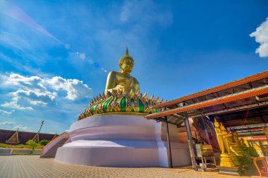 Lam Luk Ka, Bangkok, Tayland - 27 Ekim 2019 Wat Prachum R