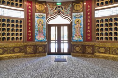 Khlong Sam Wa, Bangkok, Tayland - 27 Ekim 2019 Fo Guang S