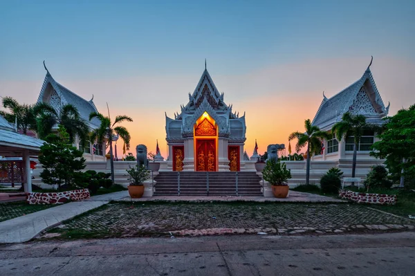 Mueang Samut Sakhon District Samut Sakhon Thailand February 2020 Wat — Stock Photo, Image