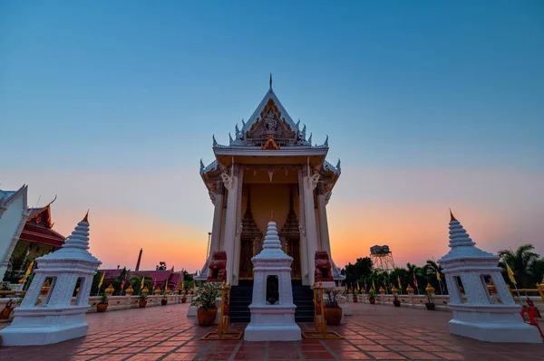 District Mueang Samut Sakhon Samut Sakhon Thaïlande Février 2020 Wat — Photo
