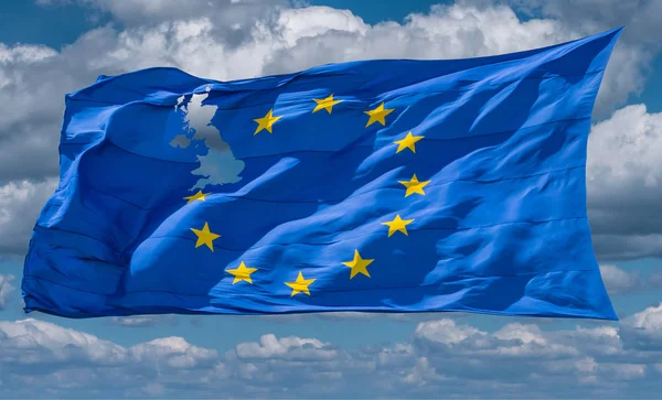 欧洲联盟的标志。Brexit. — 图库照片