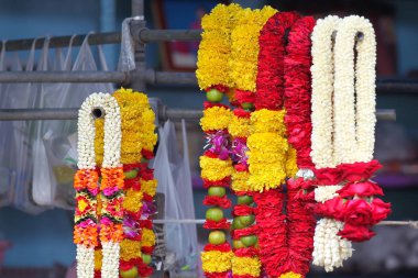 Renkli çiçek, Tayland, Thailand, Güneydoğu Asya geleneksel Tay çelenk