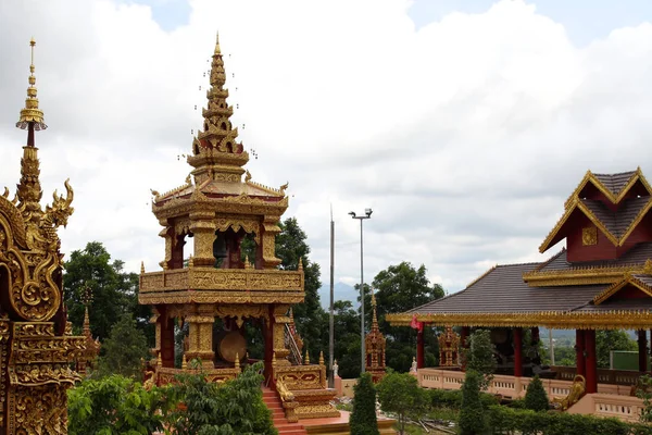 Escultura Arquitectura Símbolos Del Budismo Tailandia Sudeste Asiático — Foto de Stock