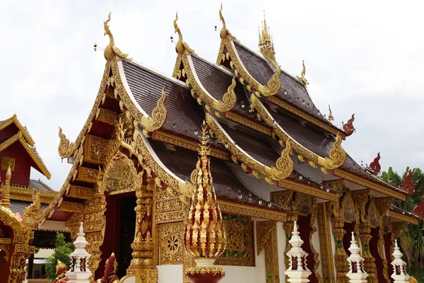 Skulptur Architektur Und Symbole Des Buddhismus Thailand Südostasien — Stockfoto