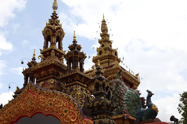 Skulptur Arkitektur Och Symboler För Buddhismen Thailand Sydostasien — Stockfoto