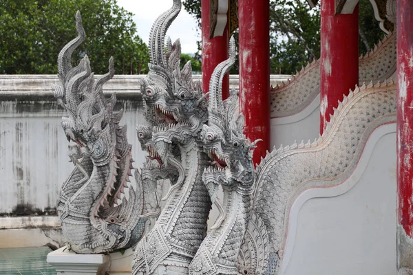 Sculpture, architecture and symbols of Buddhism, Thailand — Stock Photo, Image