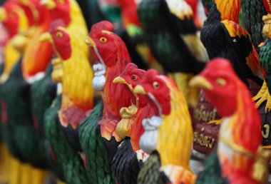 Heykeller çeşitli hayvanlar, Tayland, Güney Doğu Asya