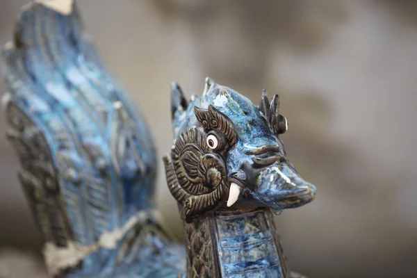 彫刻の様々 な動物、タイ、東南アジア — ストック写真