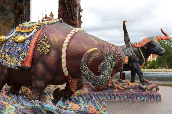 Sculptures Divers Animaux Thaïlande Asie Sud Est — Photo