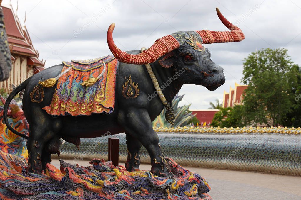 Sculptures of various animals, Thailand, South East Asia