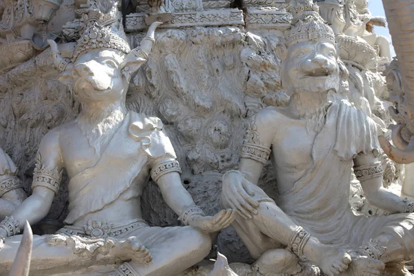 조각, 건축과 불교, 태국의 상징 — 스톡 사진