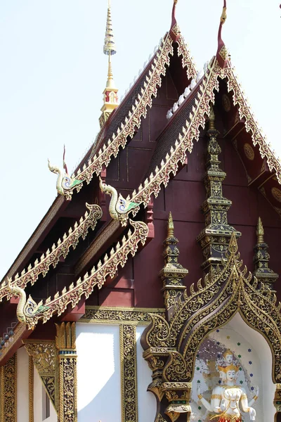 Skulptur, arkitektur och symboler för buddhismen, thailand — Stockfoto