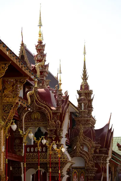 Skulptur Architektur Und Symbole Des Buddhismus Thailand Südostasien — Stockfoto