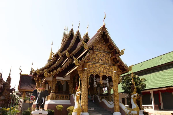 Szobrászat Építészet Szimbólumok Buddhizmus Thaiföld Délkelet Ázsia — Stock Fotó