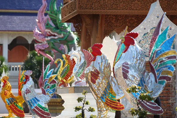 Skulptur Arkitektur Och Symboler För Buddhismen Thailand Sydostasien — Stockfoto