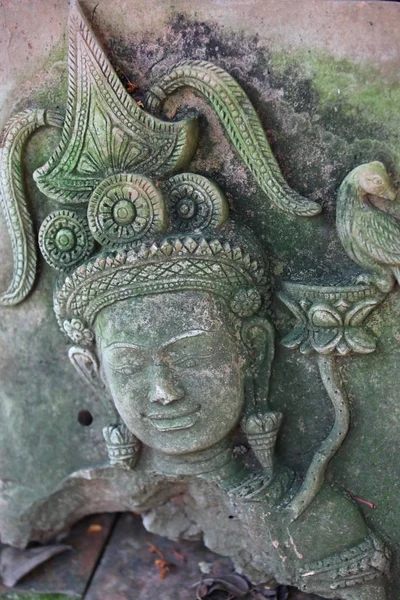 Rzeźba Architektura Symbole Buddyzmu Tajlandia Azja Południowo Wschodnia — Zdjęcie stockowe