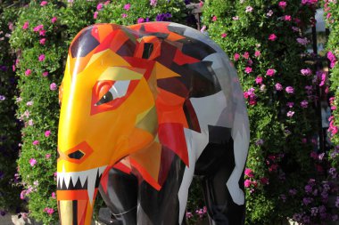 Çeşitli çizimler, Tayland, Güney Doğu Asya fillerle heykelleri