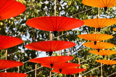 Dekoratif Çin şemsiye kompozisyon, Tayland