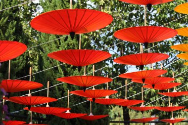 Dekoratif Çin şemsiye kompozisyon, Tayland