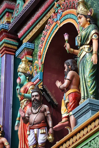 Skulptur, arkitektur och symboler av Hinduism och Buddhism — Stockfoto