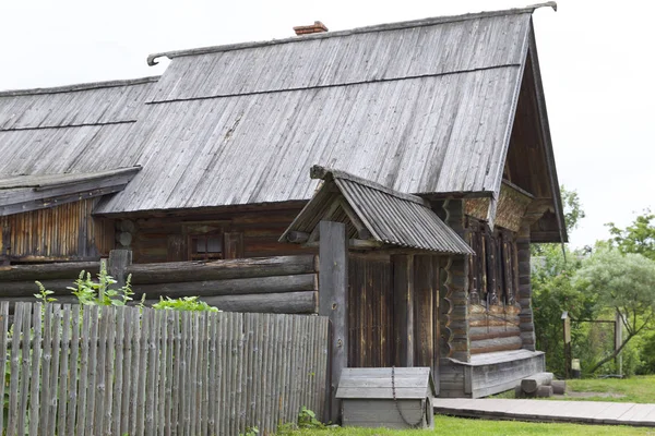 Gamla Ryska Trähus Och Strukturer Ryssland — Stockfoto