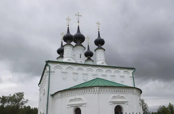 Igreja Ortodoxa Antiga Suzdal Arquitetura Rússia — Fotografia de Stock