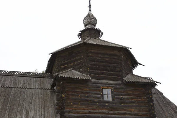 Chiesa Ortodossa Legno Antico Suzdal Architettura Cultura Russa — Foto Stock