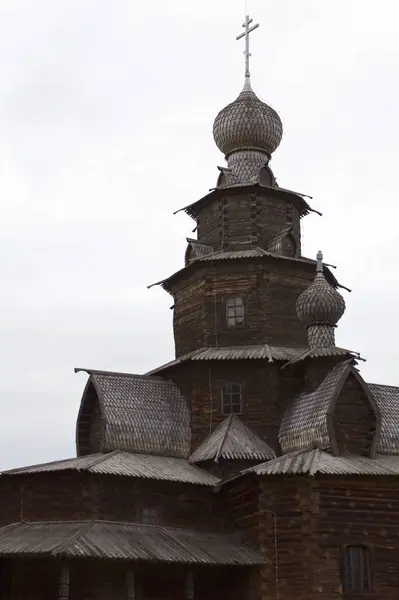 Chiesa Ortodossa Legno Antico Suzdal Architettura Cultura Russa — Foto Stock