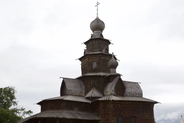 Ancient Wooden Orthodox Church Suzdal Architecture Russian Culture — Stock Photo, Image