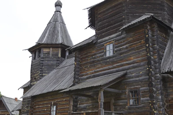 Antik trä ortodoxa kyrkan, Suzdal, arkitektur, Ryssland — Stockfoto