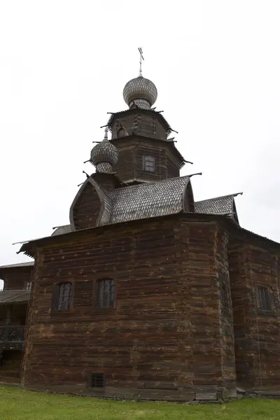 Staré Dřevěné Pravoslavné Církve Suzdal Architektura Ruské Kultury — Stock fotografie