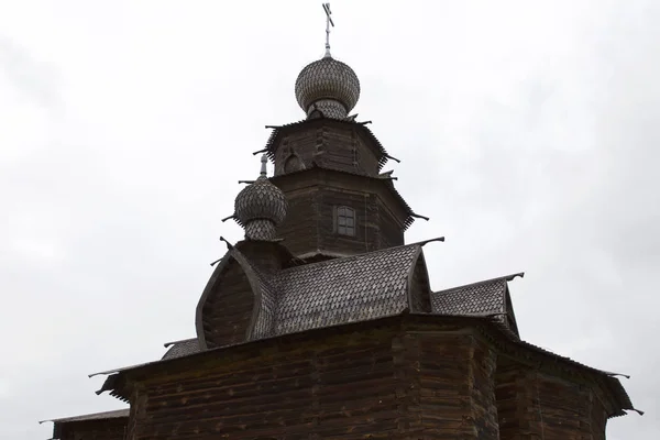 Iglesia Ortodoxa Madera Antigua Suzdal Arquitectura Cultura Rusa — Foto de Stock