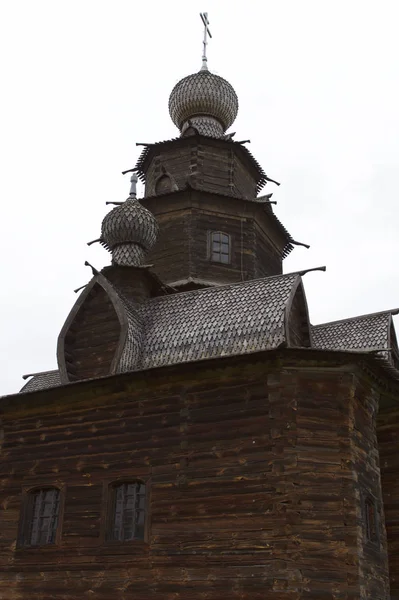 Ancient Wooden Orthodox Church Suzdal Architecture Russian Culture — Stock Photo, Image