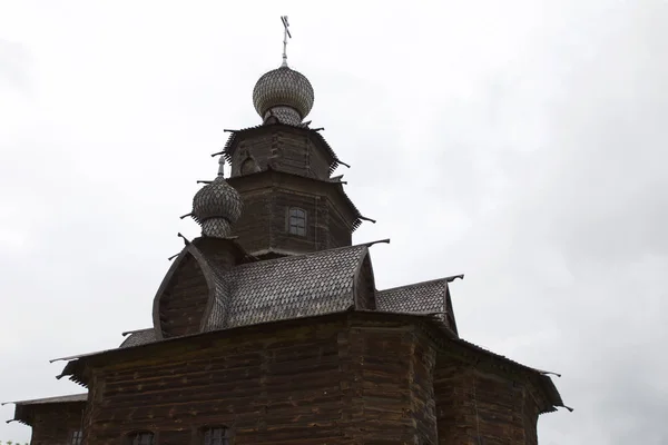 Chiesa Ortodossa Legno Antico Suzdal Architettura Cultura Russa — Foto Stock