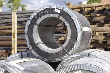 Hisse senedi polimer kaplama ile galvanizli çelik-soğuk haddelenmiş rulolar