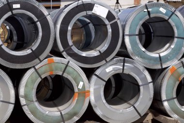 Hisse senedi polimer kaplama ile galvanizli çelik-soğuk haddelenmiş rulolar