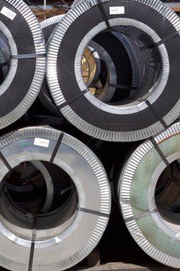 Hisse senedi polimer kaplama ile galvanizli çelik-soğuk haddelenmiş rulolar