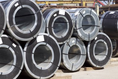 Hisse senedi polimer kaplama ile galvanizli çelik-soğuk haddelenmiş rulolar