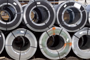 Hisse senedi polimer kaplama ile galvanizli çelik-soğuk haddelenmiş rulolar