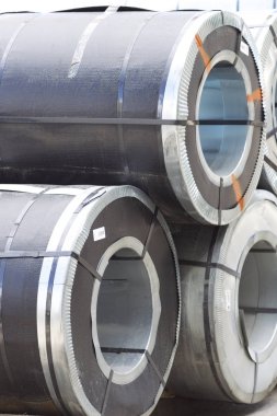 Hisse senedi polimer kaplama ile galvanizli çelik-soğuk haddelenmiş rulolar