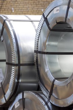 Hisse senedi polimer kaplama ile galvanizli çelik-soğuk haddelenmiş rulolar