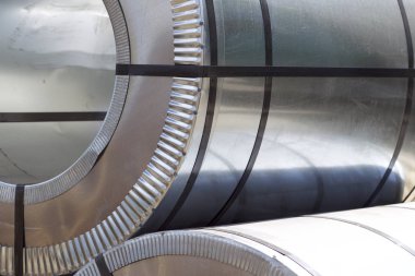 Hisse senedi polimer kaplama ile galvanizli çelik-soğuk haddelenmiş rulolar
