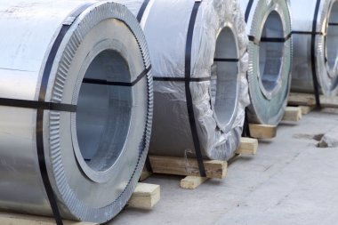 Hisse senedi polimer kaplama ile galvanizli çelik-soğuk haddelenmiş rulolar