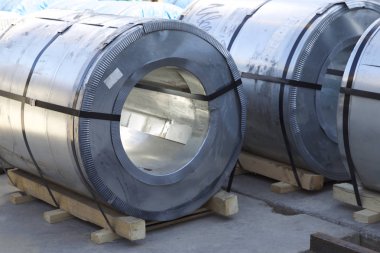 Hisse senedi polimer kaplama ile galvanizli çelik-soğuk haddelenmiş rulolar