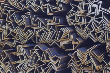 Metal profil açısı depodaki paketlerine metal ürünleri, Rusya Federasyonu