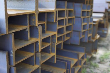 Metal profil kiriş depodaki paketlerine metal ürünleri, Rusya Federasyonu